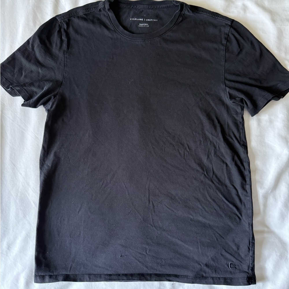 Everlane Black Short Sleeve Crewneck Tee